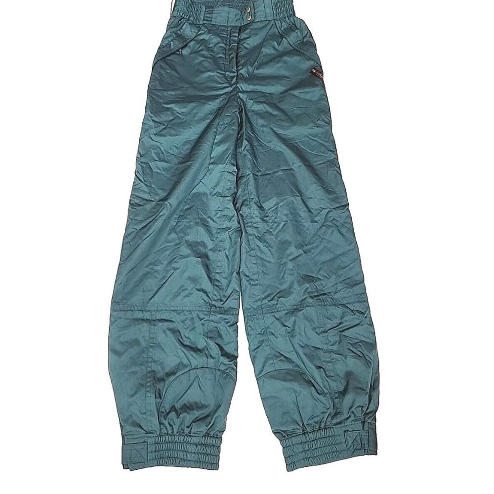 VTG Peregrine Entrant Skiwear Pants Ladies Sz M Green Snowboarding Made Japan